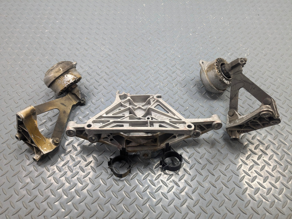 2006 - 2008 OEM PORSCHE CAYMAN ENGINE MOTOR MOUNT WITH SUPPORT BRACKET SET