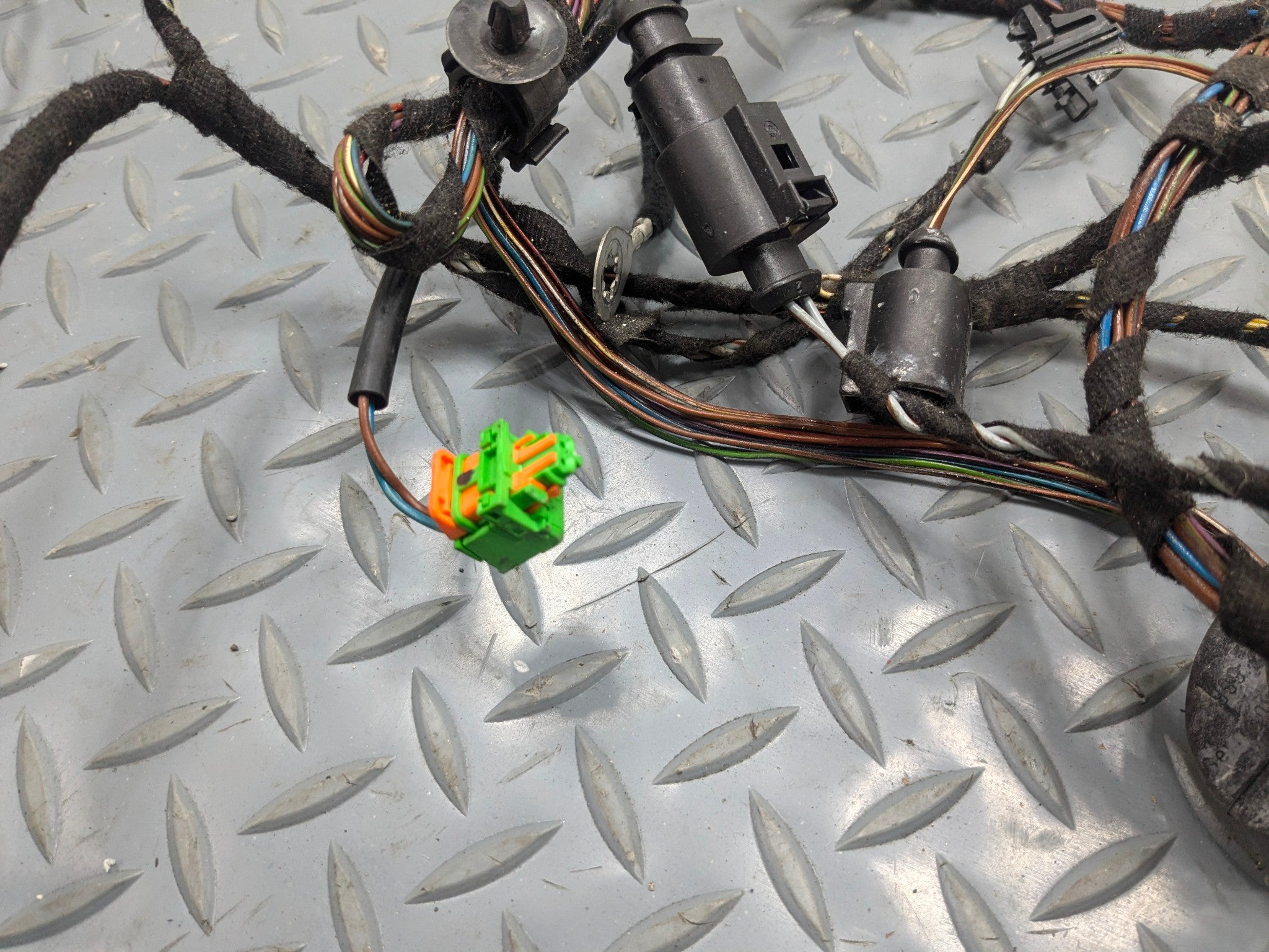 2006 - 2008 OEM PORSCHE CAYMAN LEFT DRIVER DOOR WIRING HARNESS