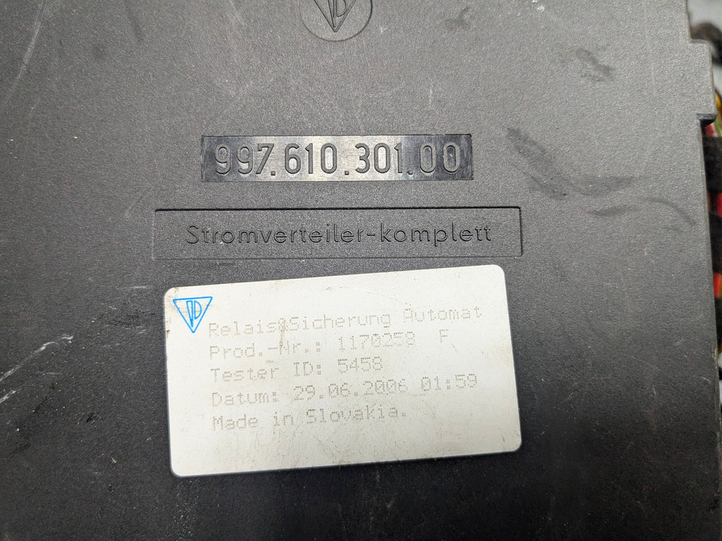 06 - 08 OEM PORSCHE CAYMAN INTERIOR BODY WIRE WIRING HARNESS CABLE AND CONNECTOR