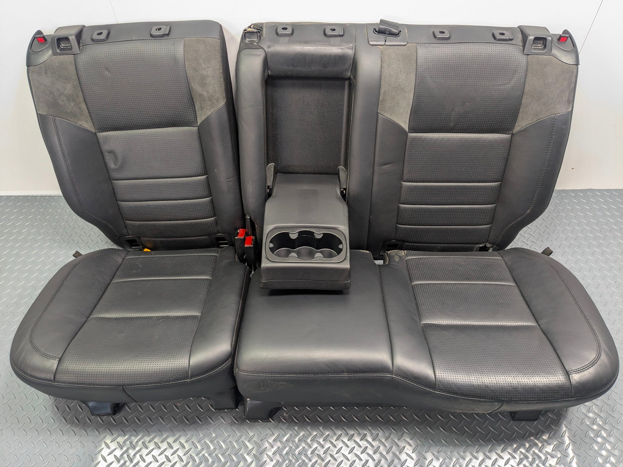2009 - 2011 OEM MERCEDES-BENZ ML63 REARBACK SEAT BLACK LEATHER ASSEMBLY