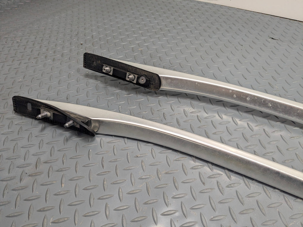 09 - 11 OEM MERCEDES-BENZ ML63 BAGGAGE LUGGAGE ROOF RACK RAIL CROSSBAR SILVER