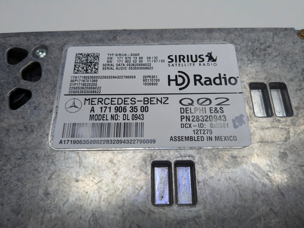2009 - 2011 OEM MERCEDES-BENZ ML63 SIRIUS SATELLITE RADIO RECEIVER MODULE