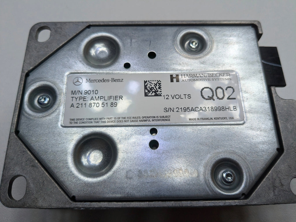 2009 - 2011 OEM MERCEDES-BENZ ML63 SOUND AUDIO SUBWOOFER AMPLIFIER