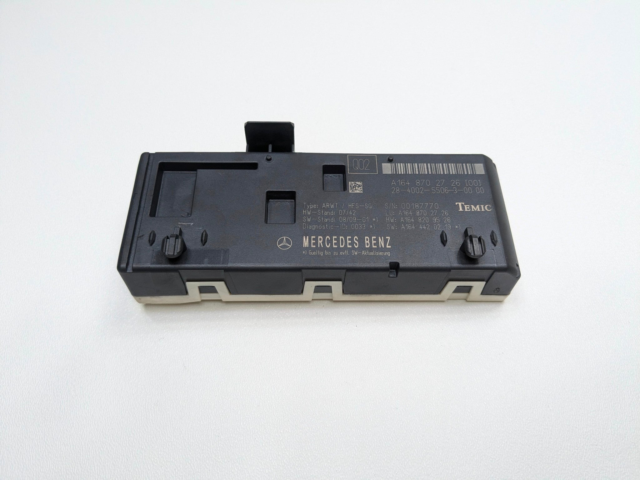 2009 - 2011 OEM MERCEDES-BENZ ML63 REAR TRUNK LID LIFTGATE CONTROL MODULE UNIT