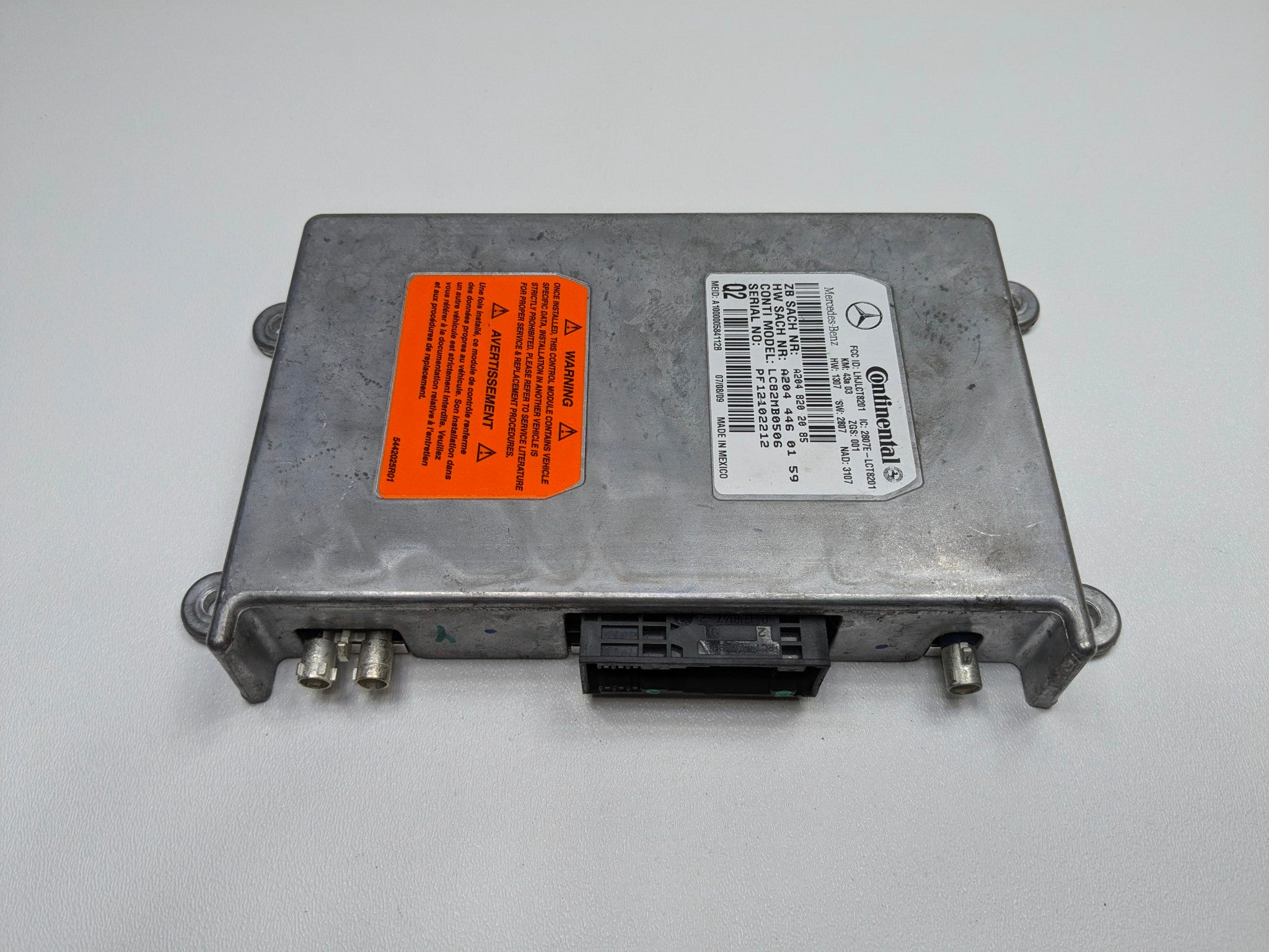 2009 - 2011 OEM MERCEDES-BENZ ML63 VOICE LANGUAGE COMMUNICATION CONTROL MODULE