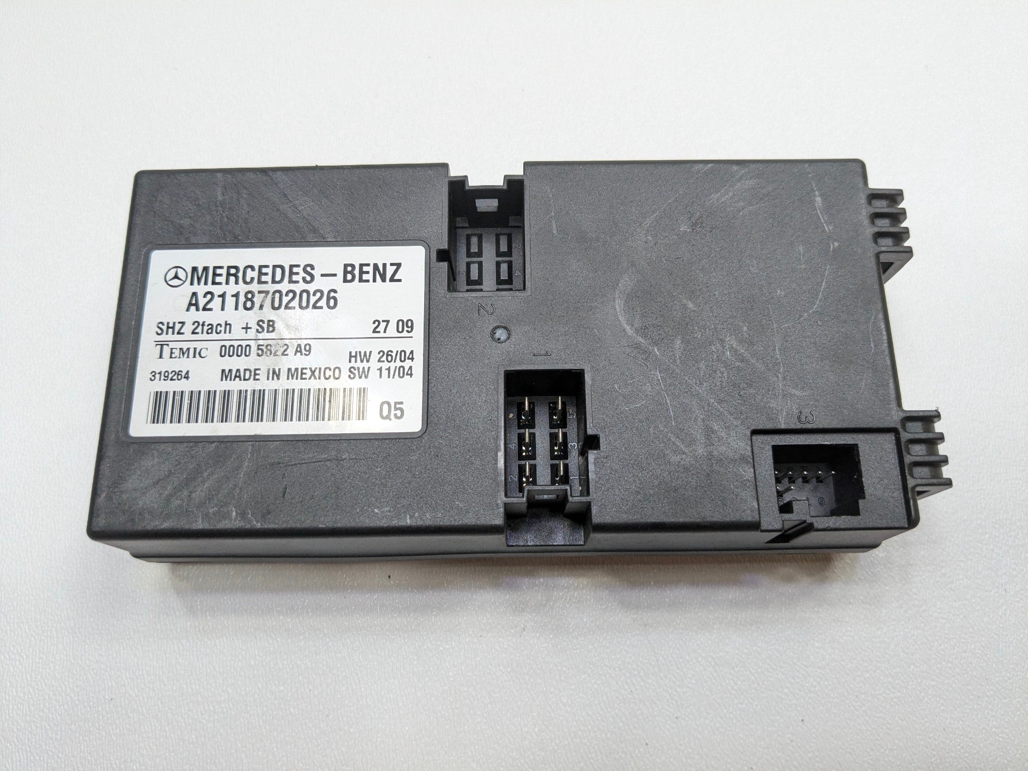 2009 - 2011 OEM MERCEDES-BENZ ML63 HEATED SEAT CONTROL MODULE