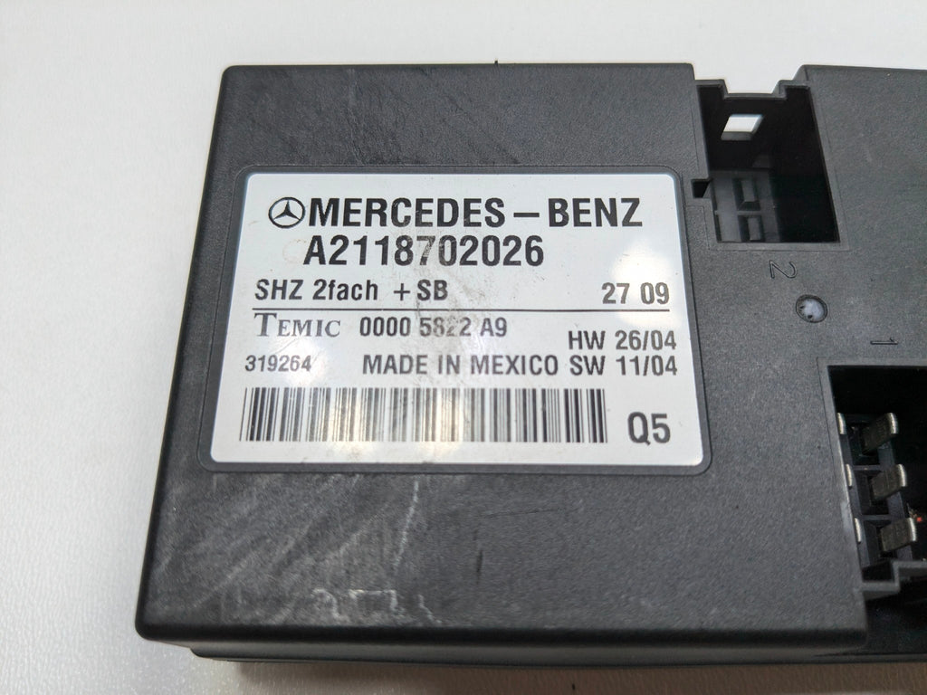 2009 - 2011 OEM MERCEDES-BENZ ML63 HEATED SEAT CONTROL MODULE