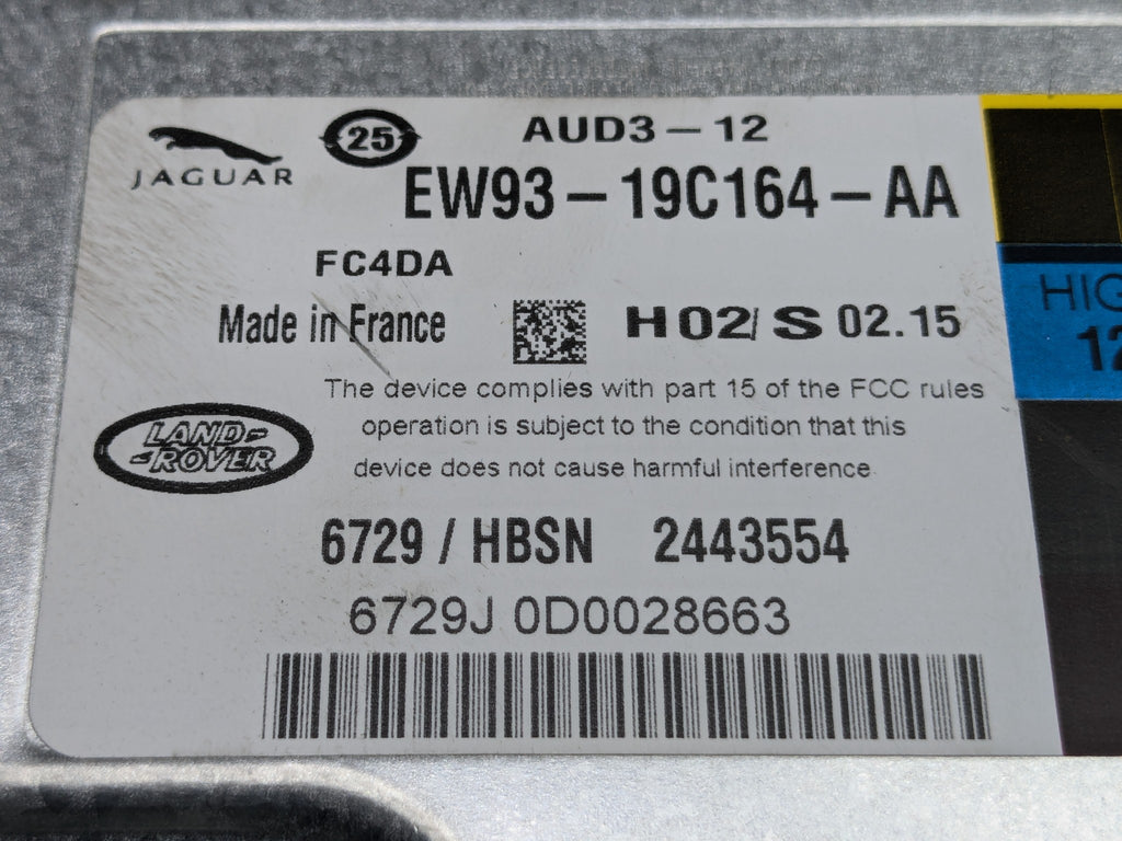 2013 - 2015 OEM JAGUAR XJ RADIO AUDIO AMP AMPLIFIER
