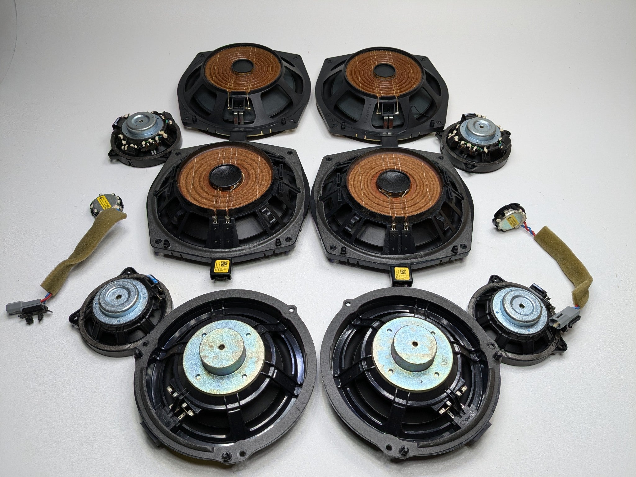 2013 - 2015 OEM JAGUAR XJ FRONT REAR LEFT RIGHT DOOR AUDIO SOUND SPEAKER SET