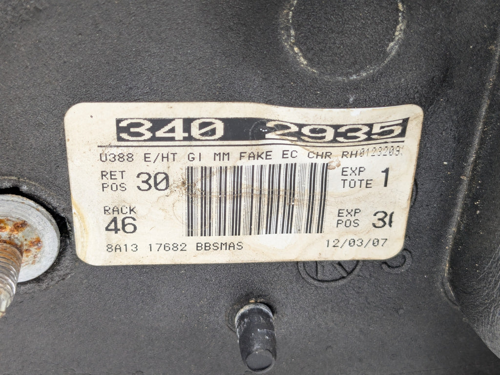 07 - 10 OEM LINCOLN MKX FRONT RIGHT PASSENGER SIDE EXTERIOR DOOR MIRROR CHROME