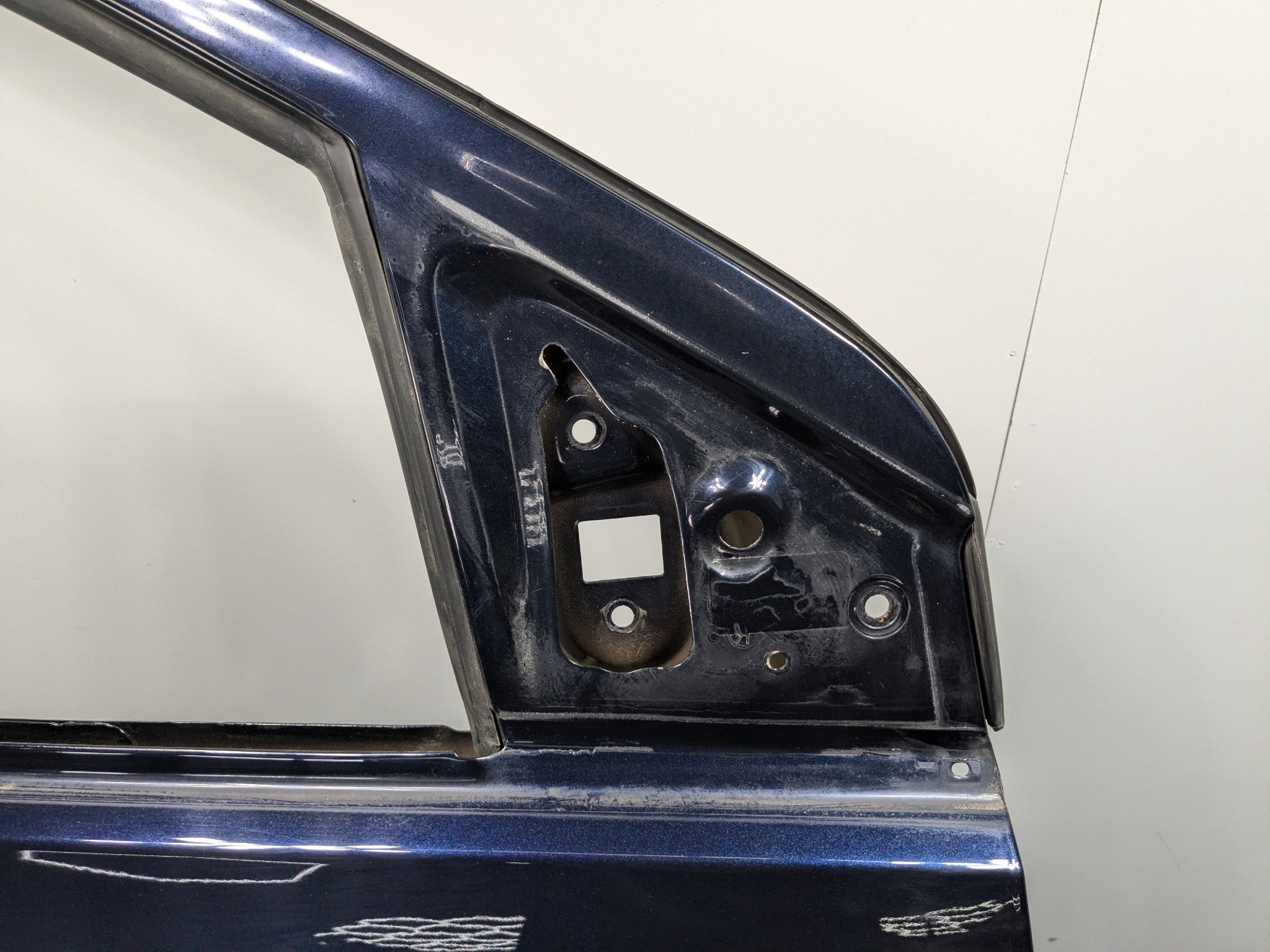 07 - 10 OEM LINCOLN MKX FRONT RIGHT PASSENGER SIDE DOOR SHELL PANEL METALIC BLUE