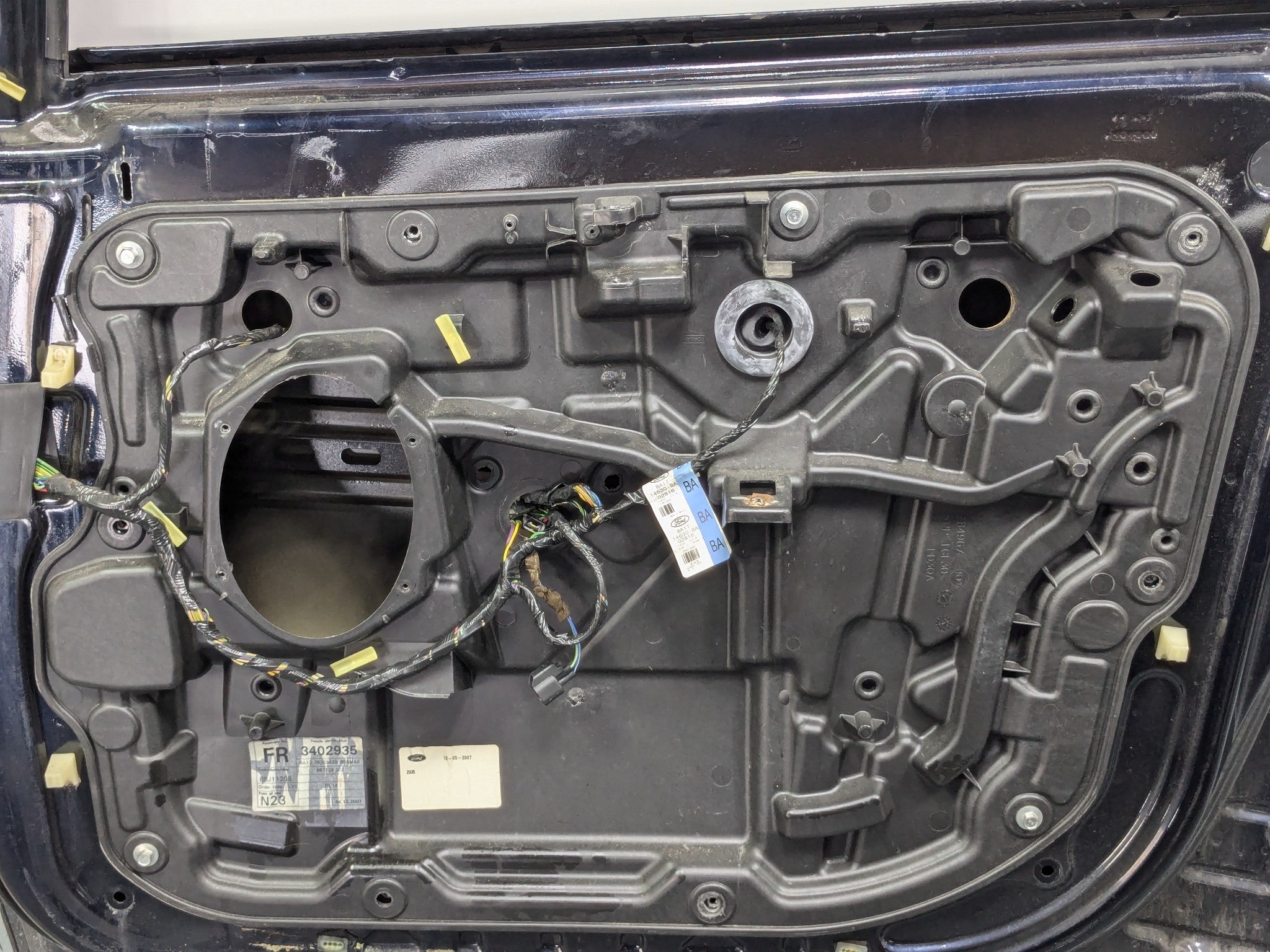 07 - 10 OEM LINCOLN MKX FRONT RIGHT PASSENGER SIDE DOOR SHELL PANEL METALIC BLUE