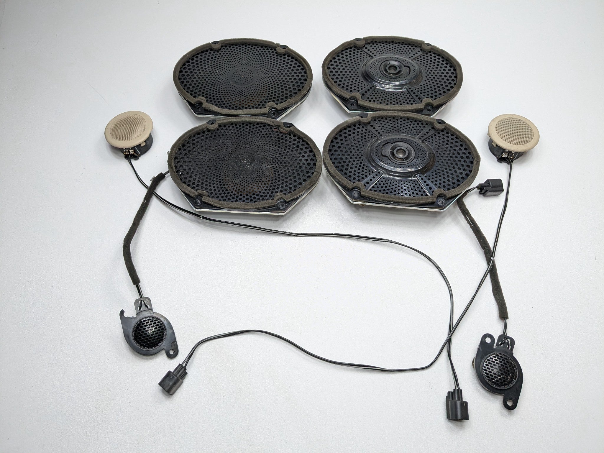 2007 - 2010 OEM LINCOLN MKX FRONT AND REAR AUDIO SOUND SYSTEM SPEAKER SETS OF 8