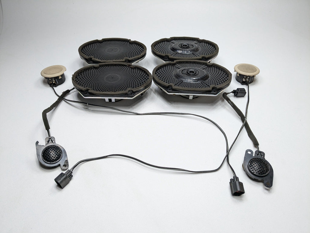 2007 - 2010 OEM LINCOLN MKX FRONT AND REAR AUDIO SOUND SYSTEM SPEAKER SETS OF 8