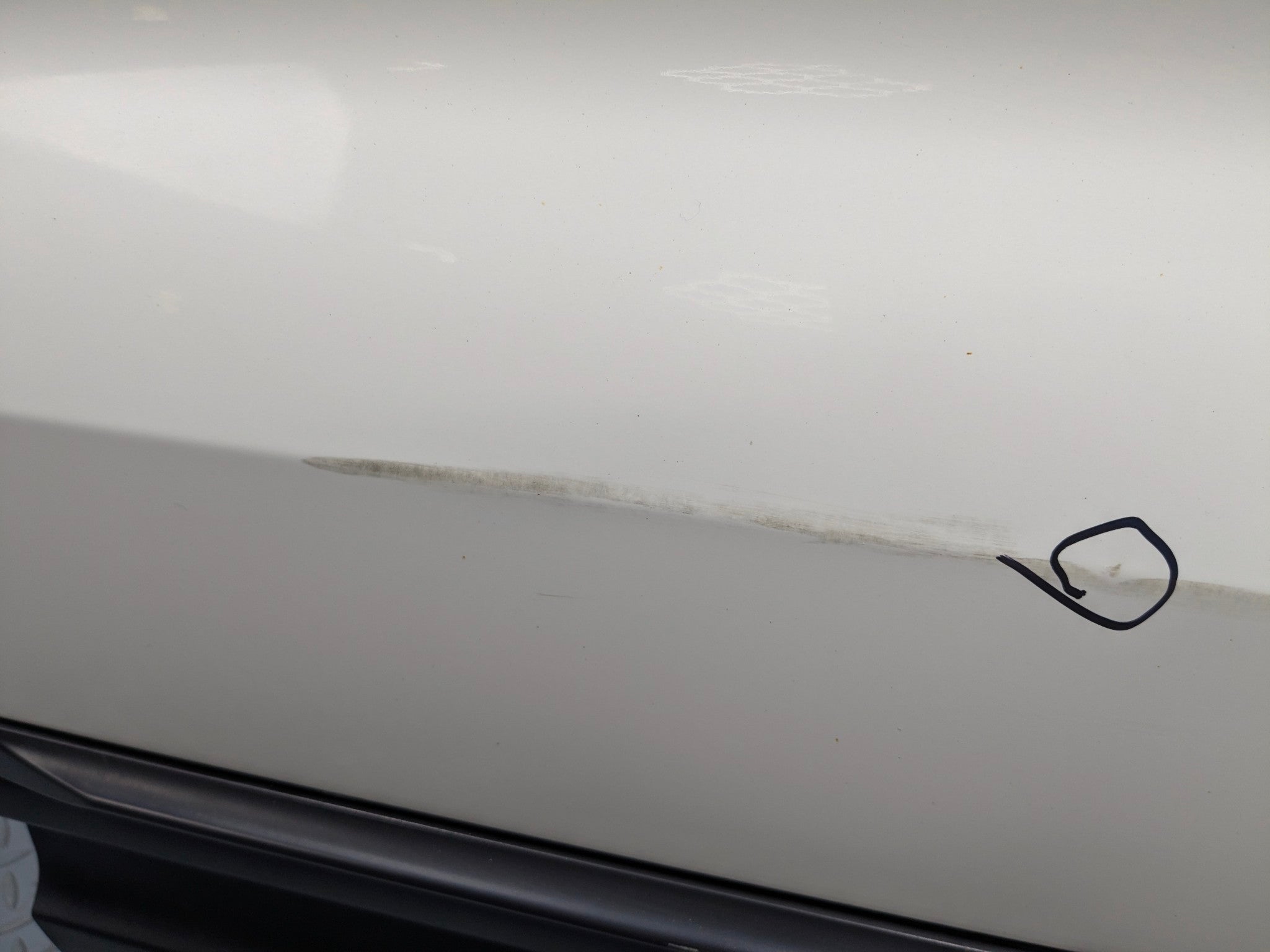 2011 - 2015 OEM FORD EXPLORER REAR LEFT DRIVER SIDE DOOR SHELL PANEL WHITE