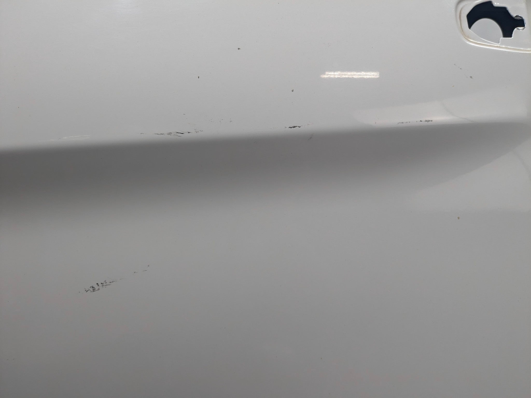 2011 - 2015 OEM FORD EXPLORER REAR LEFT DRIVER SIDE DOOR SHELL PANEL WHITE