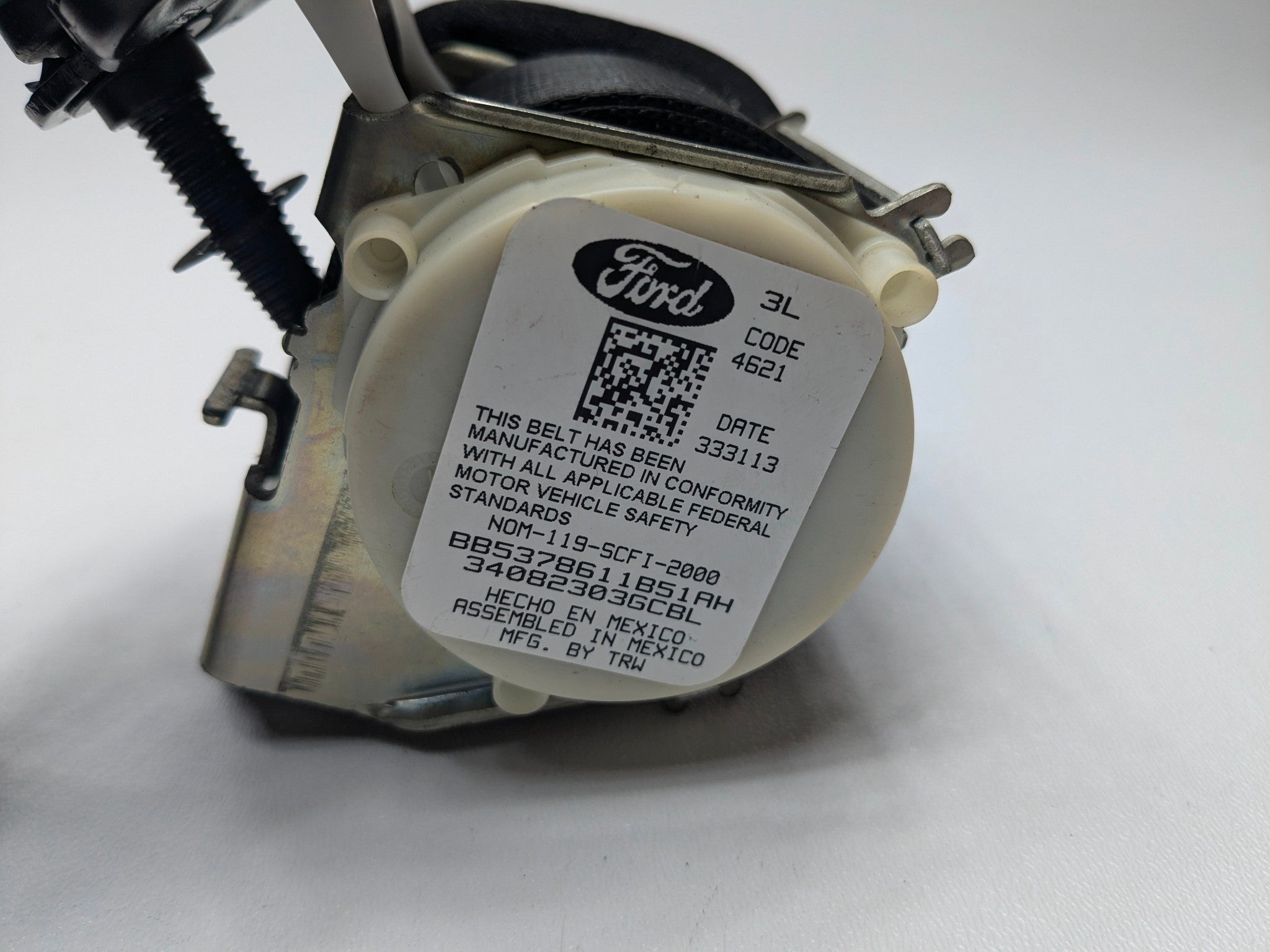 2011 - 2015 OEM FORD EXPLORER REAR LEFT DRIVER SIDE 3RD ROW SEAT BELT RETRACTOR