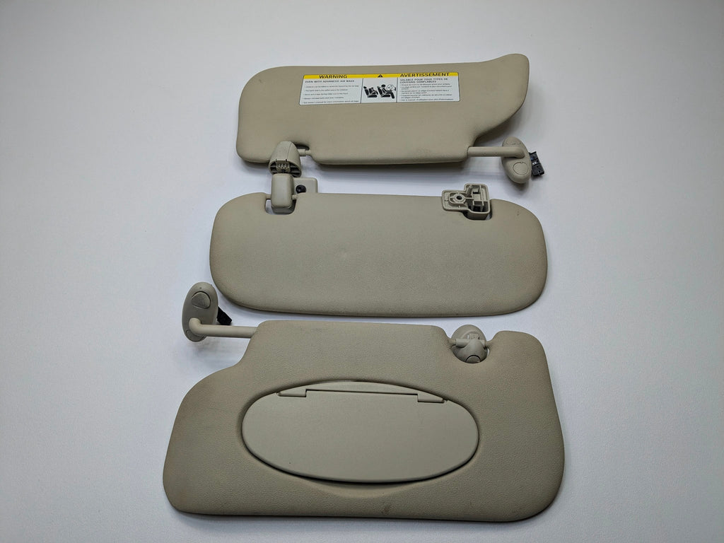 2011 - 2013 OEM MINI COOPER FRONT LEFT AND RIGHT INTERIOR UPPER ROOF SUN VISOR