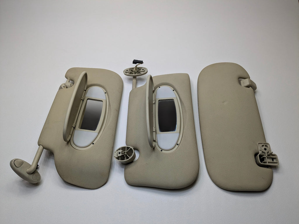 2011 - 2013 OEM MINI COOPER FRONT LEFT AND RIGHT INTERIOR UPPER ROOF SUN VISOR