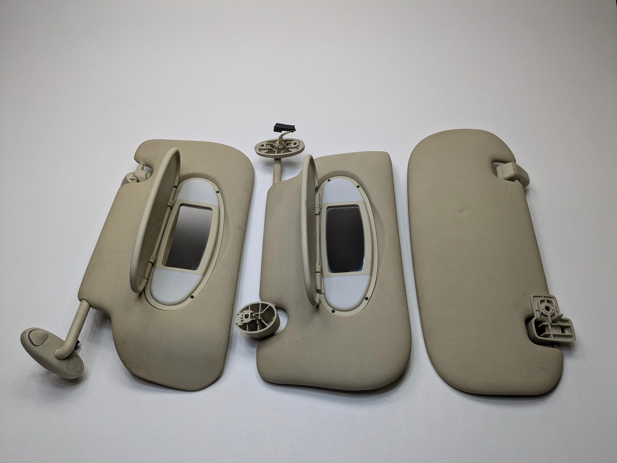 2011 - 2013 OEM MINI COOPER FRONT LEFT AND RIGHT INTERIOR UPPER ROOF SUN VISOR