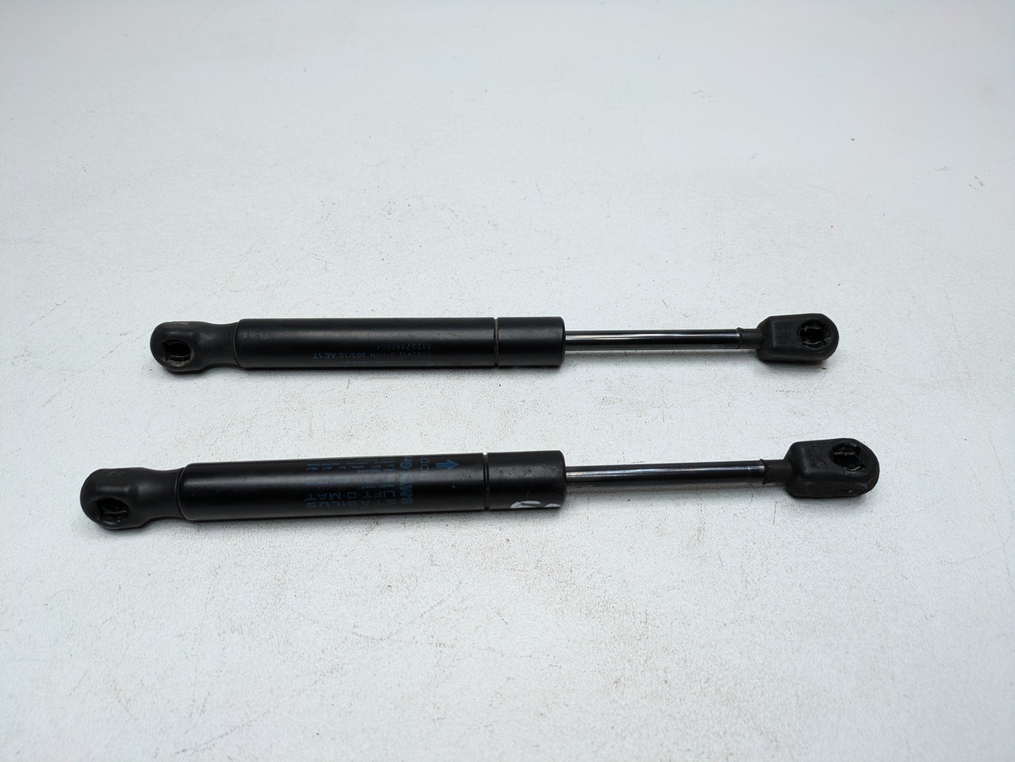2011 - 2013 OEM MINI COOPER FRONT LEFT AND RIGHT SIDE HOOD SHOCK STRUT ASSEMBLY
