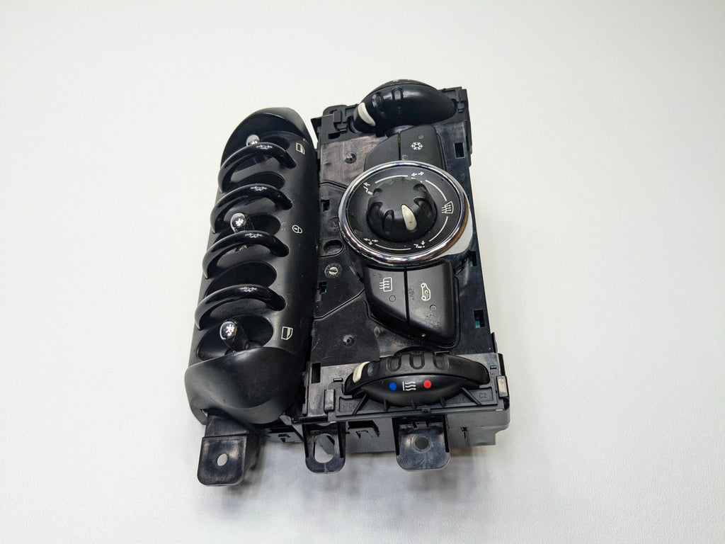 2011 - 2013 OEM MINI COOPER AC HEATER CONTROL WITH GLASS SWITCH