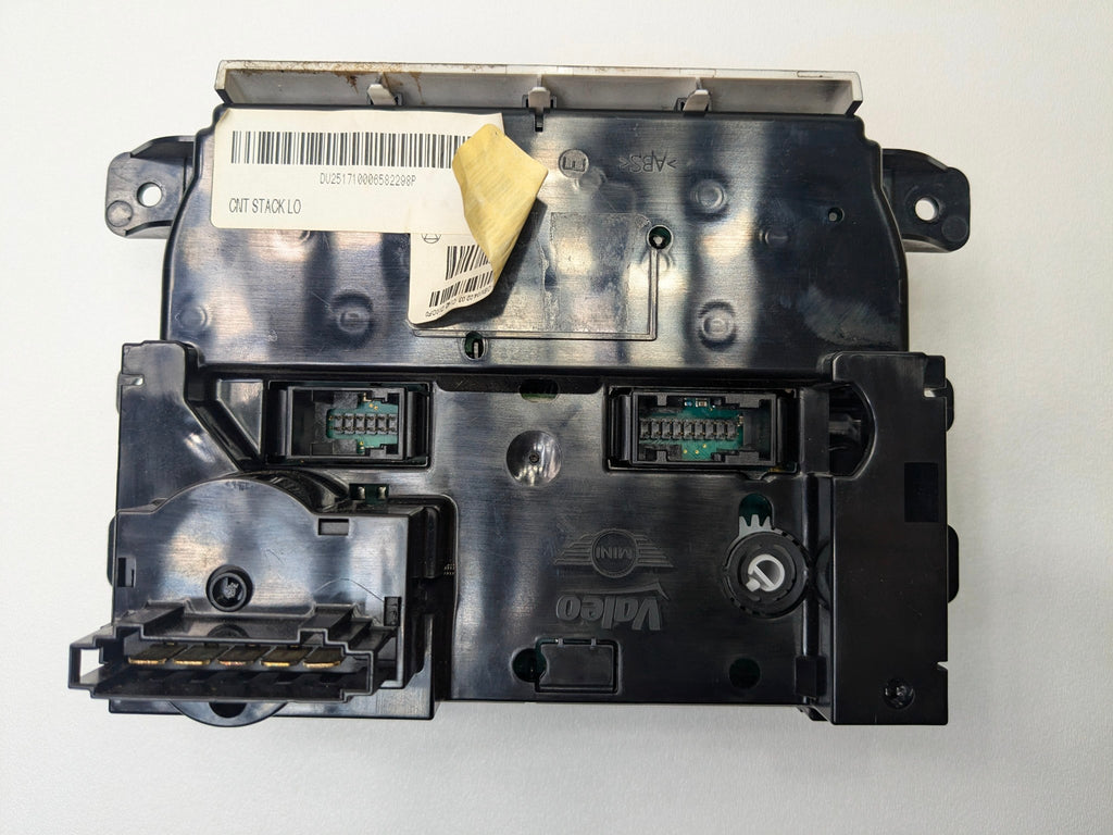 2011 - 2013 OEM MINI COOPER AC HEATER CONTROL WITH GLASS SWITCH