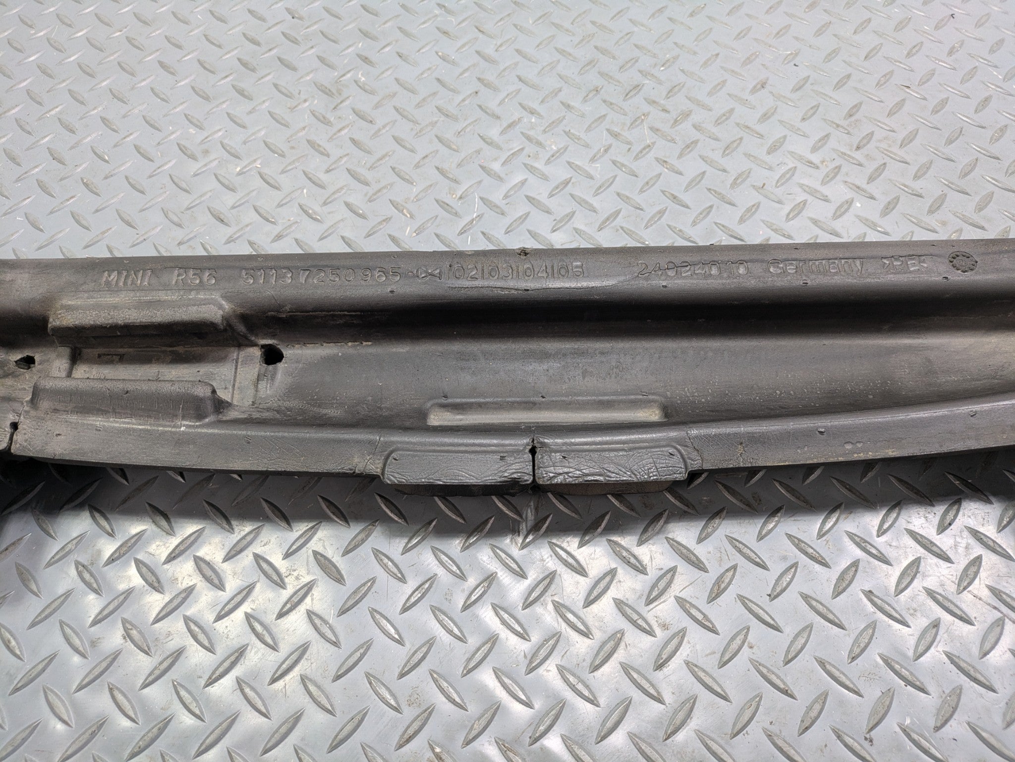 2011 - 2013 OEM MINI COOPER REAR BUMPER REINFORCEMENT IMPACT BAR ABSORBER
