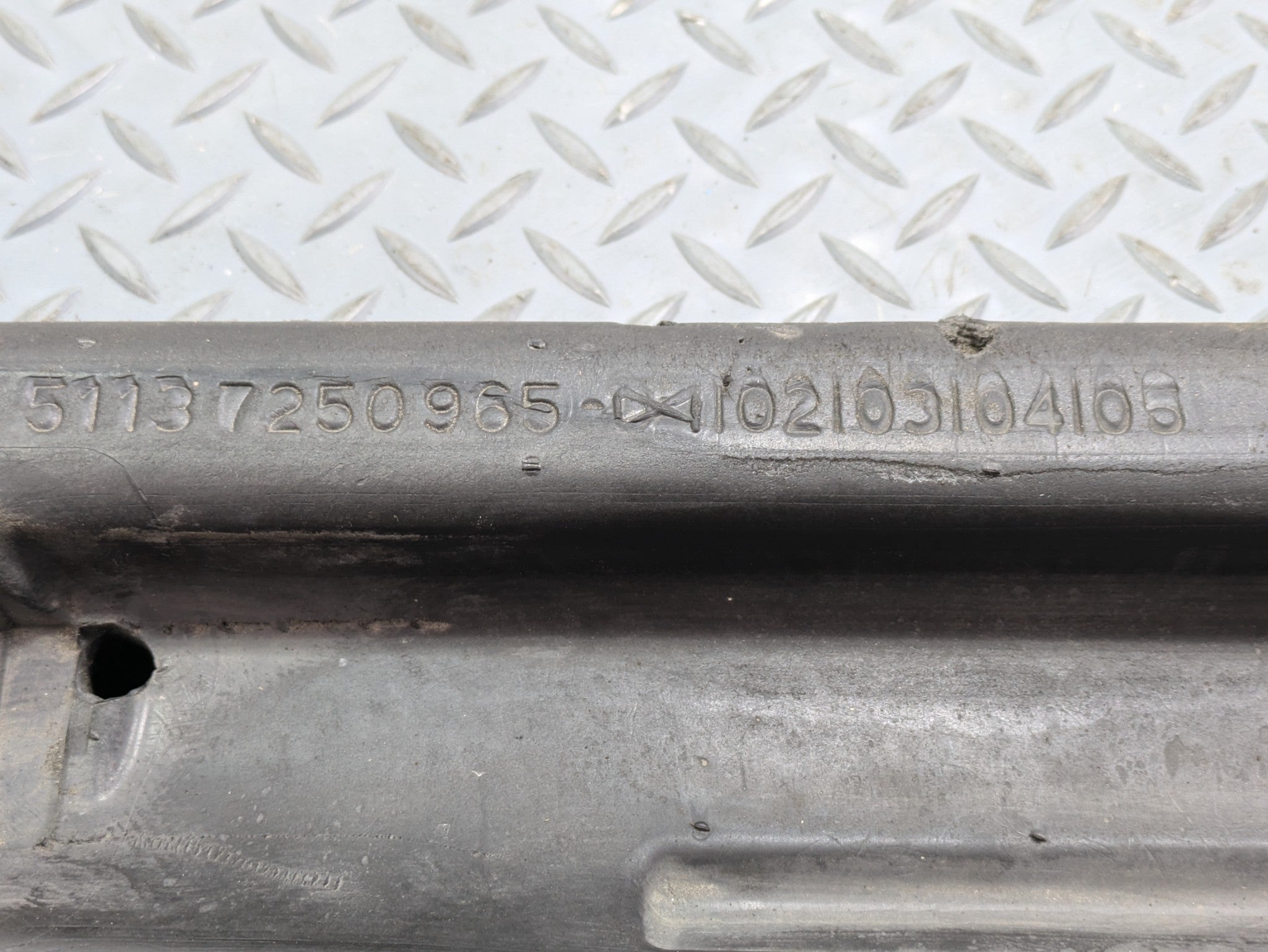 2011 - 2013 OEM MINI COOPER REAR BUMPER REINFORCEMENT IMPACT BAR ABSORBER