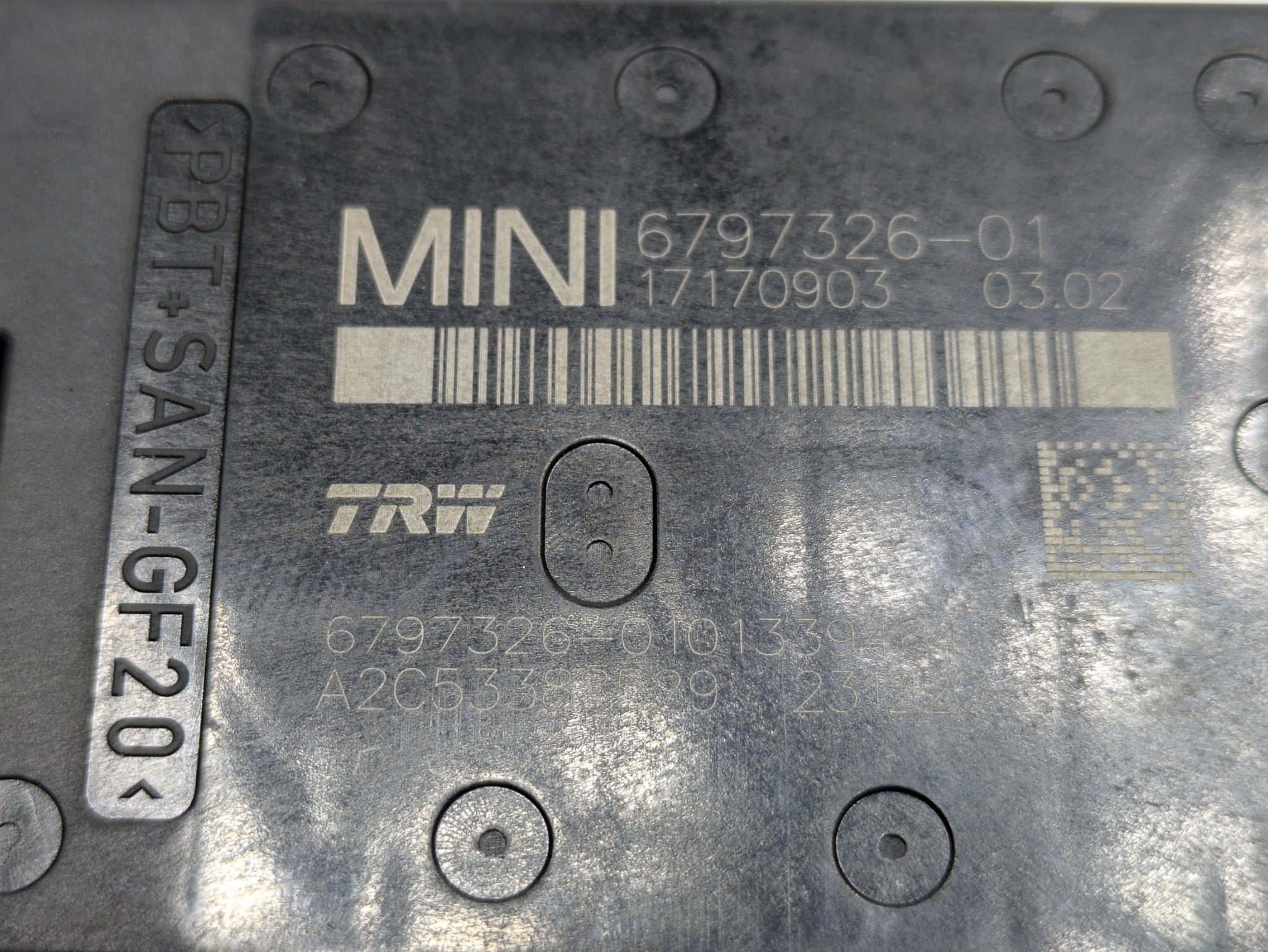 2011 - 2013 OEM MINI COOPER YAW RATE ACCELERATION SPEED CONTROL SENSOR MODULE