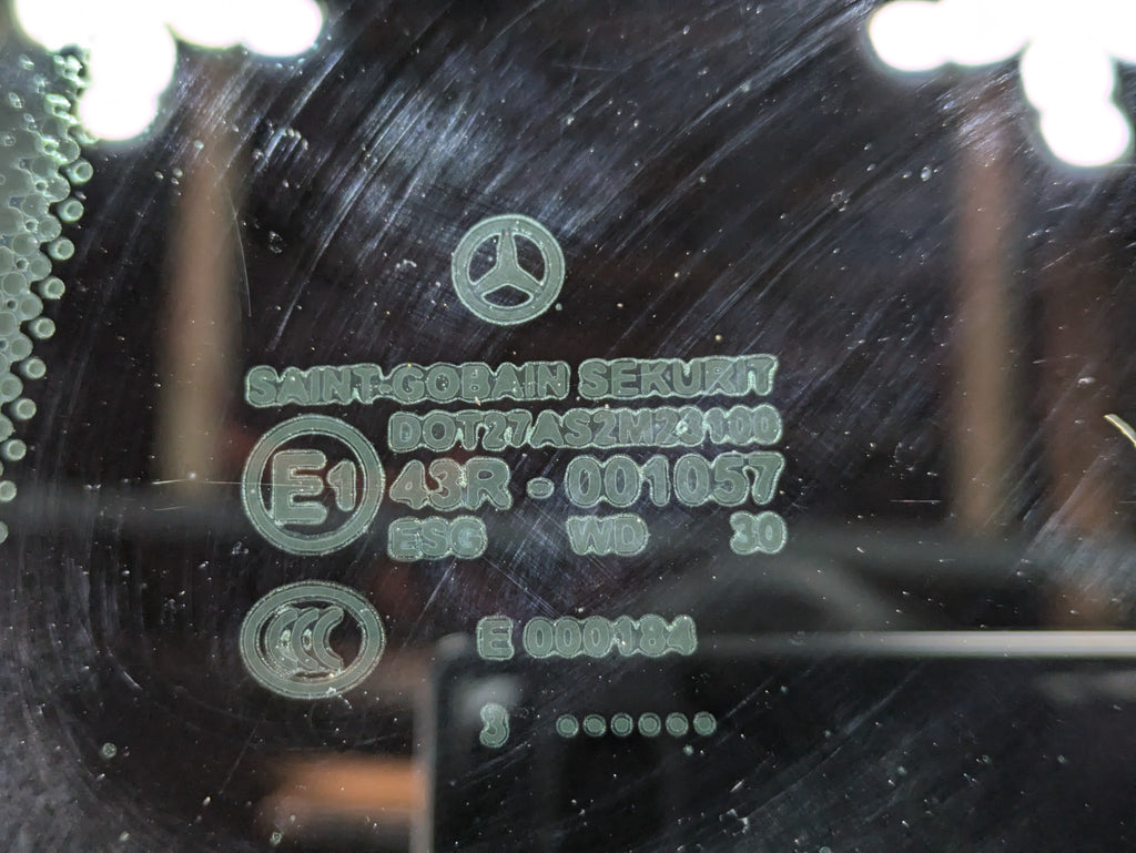 2004 - 2006 OEM MERCEDES-BENZ C230 REAR LEFT DRIVER SIDE WINDOW QUARTER GLASS