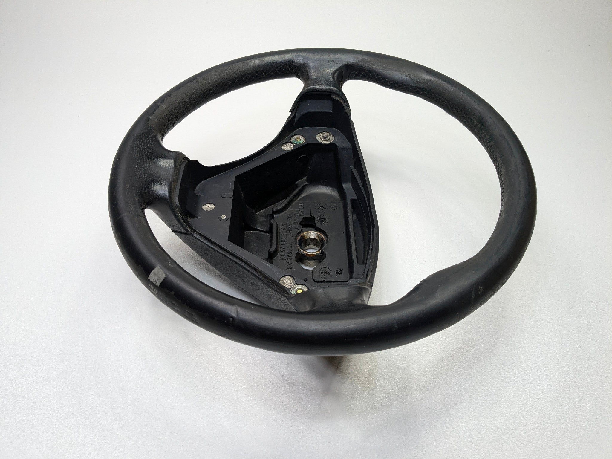 2004 - 2006 OEM MERCEDES-BENZ C230 FRONT STEERING WHEEL ASSEMBLY BLACK