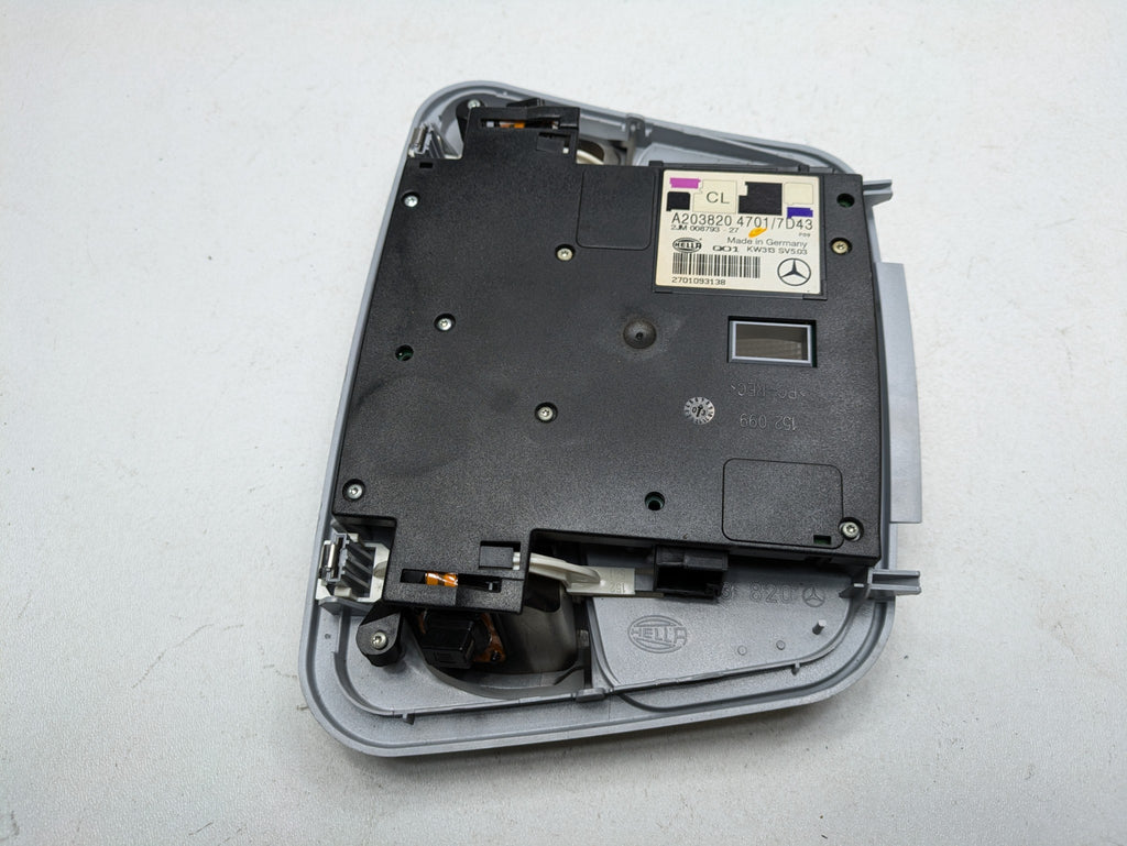 2004 - 2006 OEM MERCEDES-BENZ C230 FRONT UPPER OVERHEAD ROOF INTERIOR LIGHT