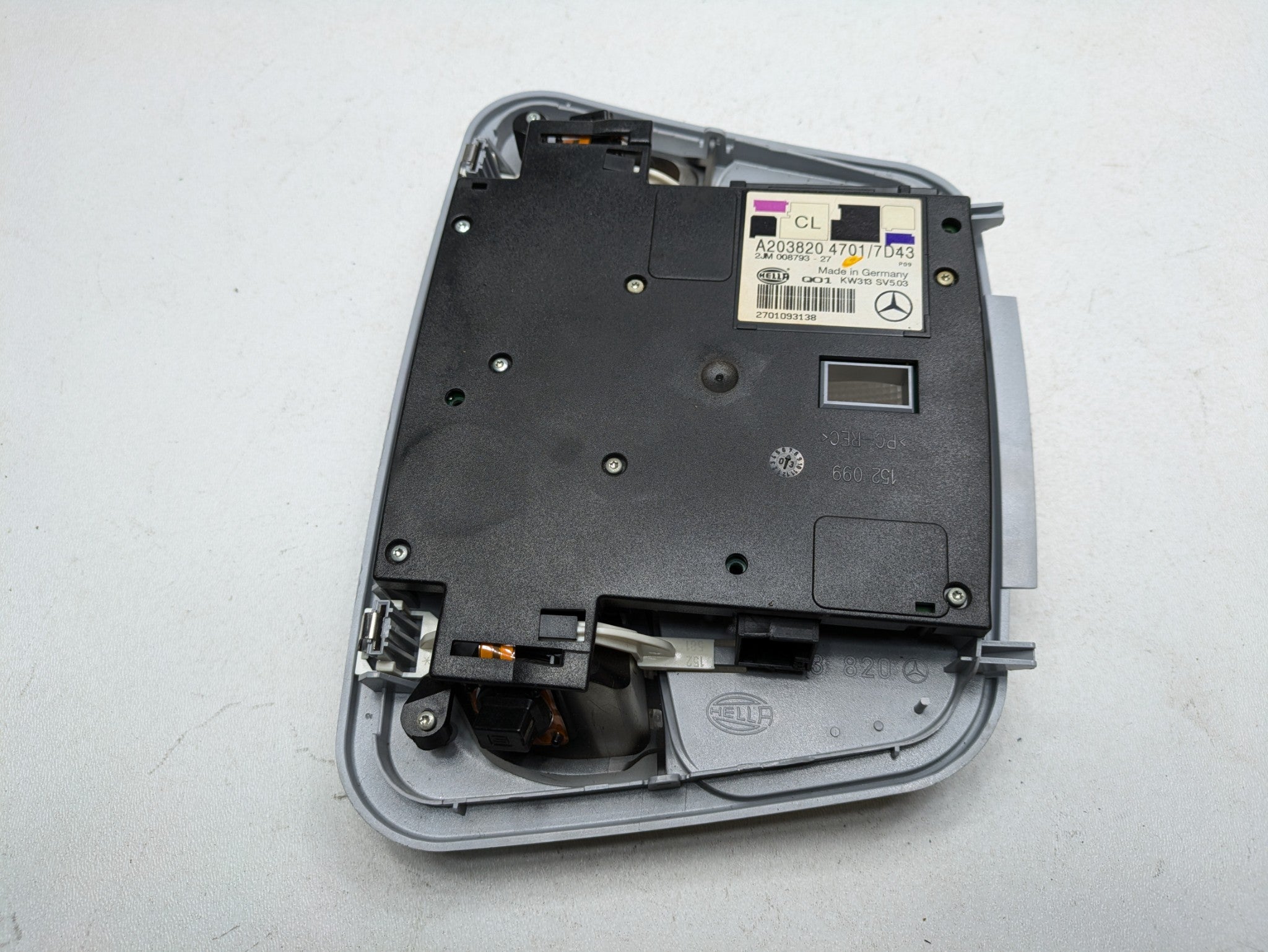 2004 - 2006 OEM MERCEDES-BENZ C230 FRONT UPPER OVERHEAD ROOF INTERIOR LIGHT