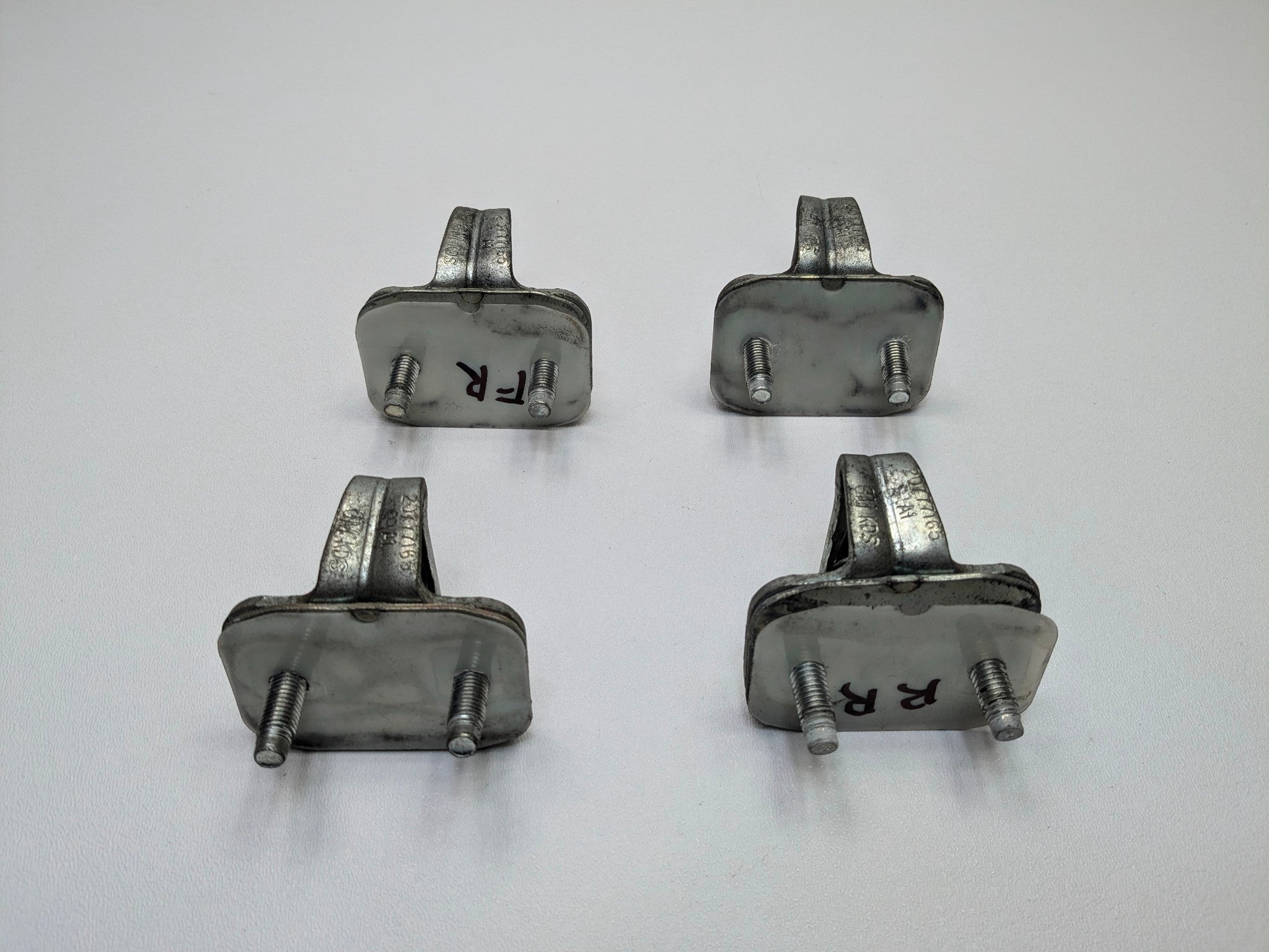 2010 - 2014 OEM CADILLAC ESCALADE ESV FRONT AND REAR DOOR LOCK STRIKER PLATE SET