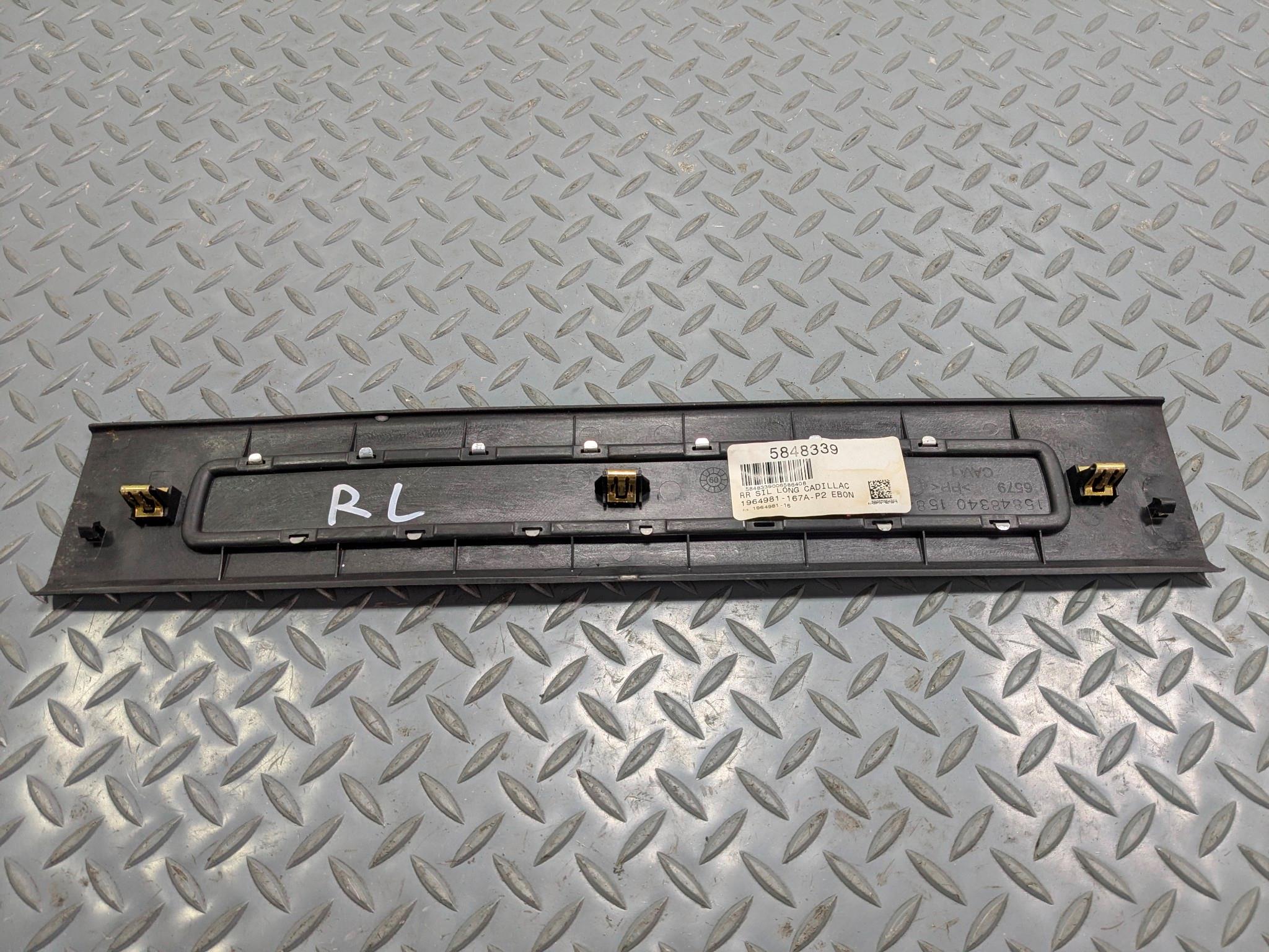 2010 - 2014 OEM CADILLAC ESCALADE ESV REAR LEFT DRIVER SIDE DOOR SILL PLATE TRIM