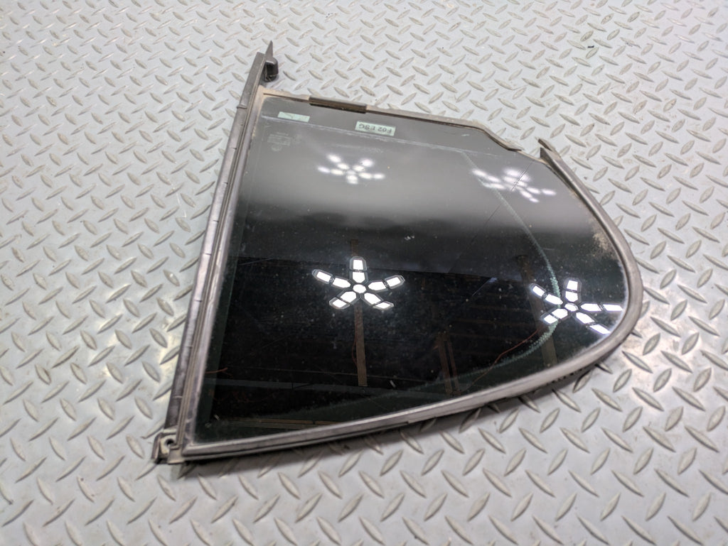 08 - 12 OEM BMW 750LI REAR RIGHT PASSENGER SIDE DOOR QUARTER VENT WINDOW GLASS