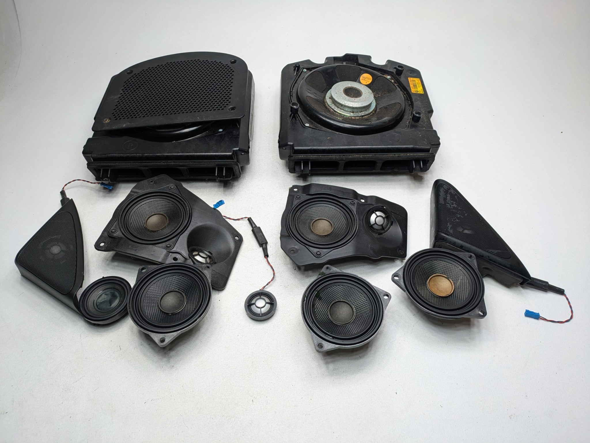 2008 - 2012 OEM BMW 750LI FRONT AND REAR AUDIO SOUND SYSTEM SPEAKER SET