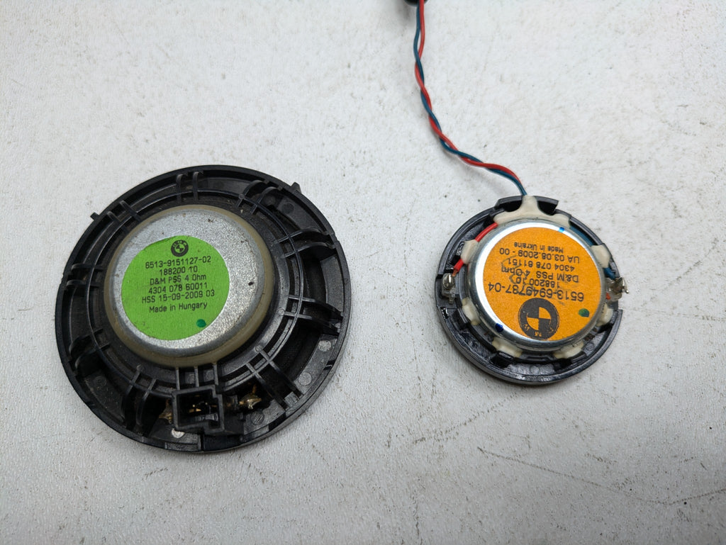 2008 - 2012 OEM BMW 750LI FRONT AND REAR AUDIO SOUND SYSTEM SPEAKER SET