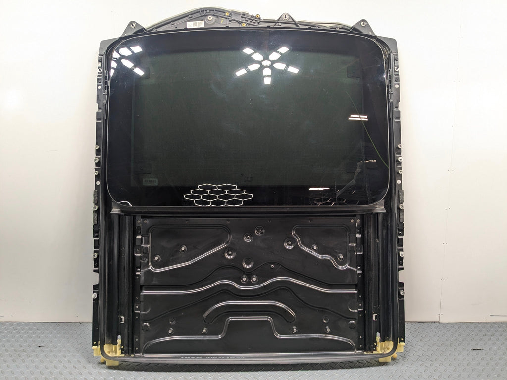 08 - 12 OEM BMW 750LI SUN ROOF MOON ROOF GLASS WITH BRACKET FRAME PANEL ASSEMBLY