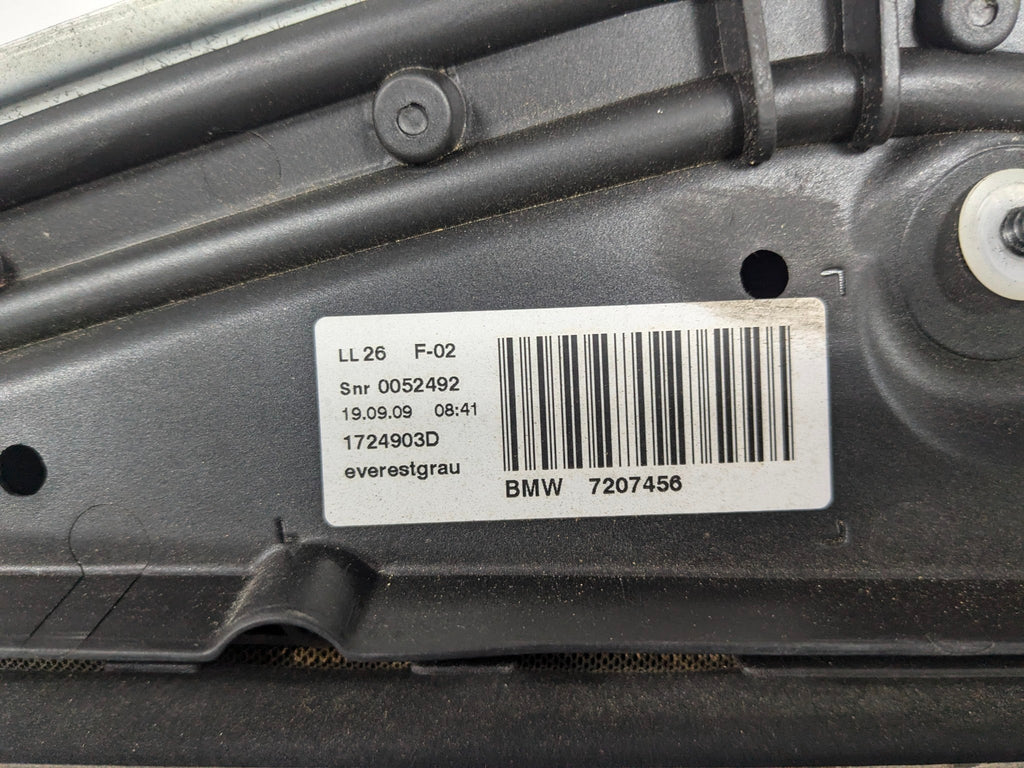 08 - 12 OEM BMW 750LI SUN ROOF MOON ROOF GLASS WITH BRACKET FRAME PANEL ASSEMBLY