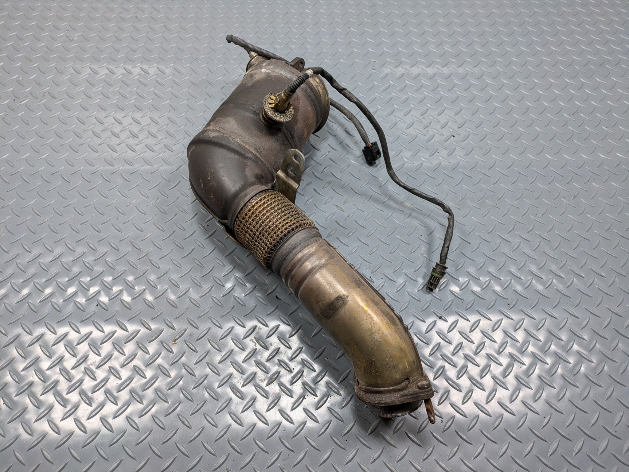 2008 - 2012 OEM BMW 750LI RIGHT PASSENGER SIDE EXHAUST TURBO DOWN PIPE