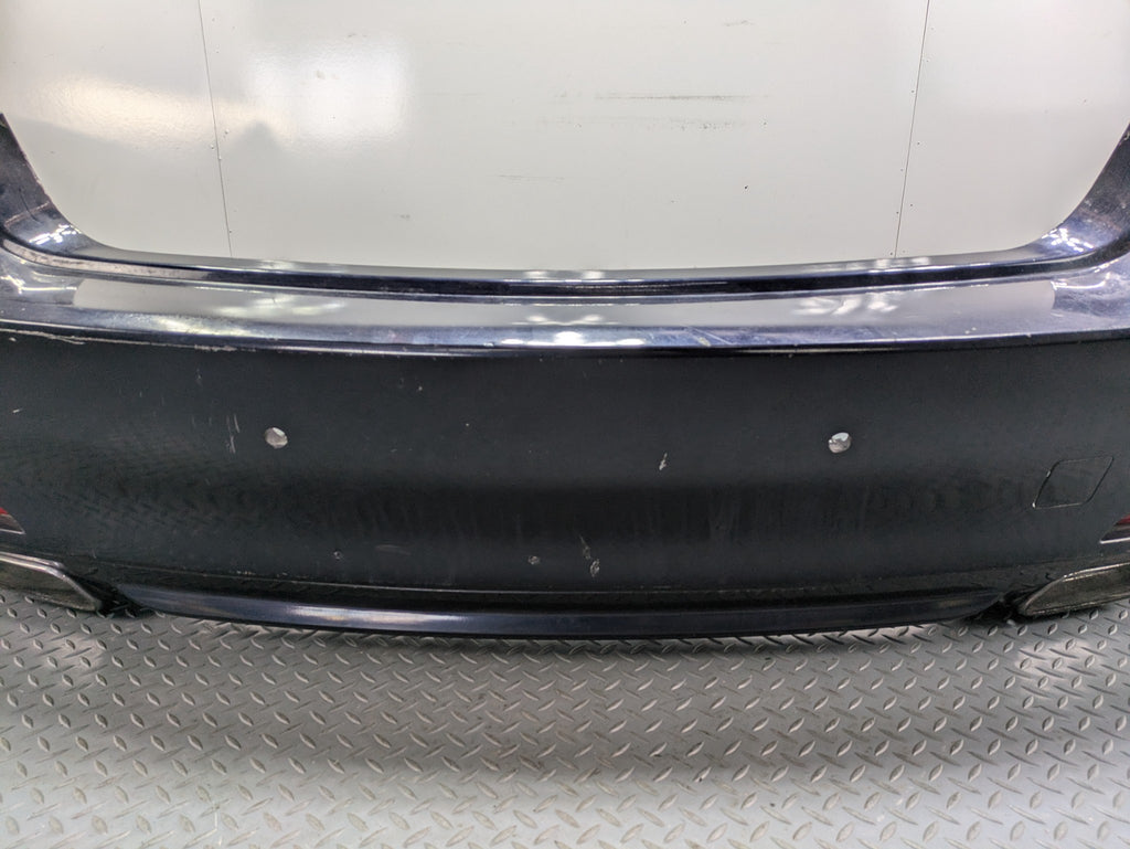 08 - 12 OEM BMW 750LI REAR BUMPER COVER PANEL WITH PARK ASSIST REFLECTOR LIGHT