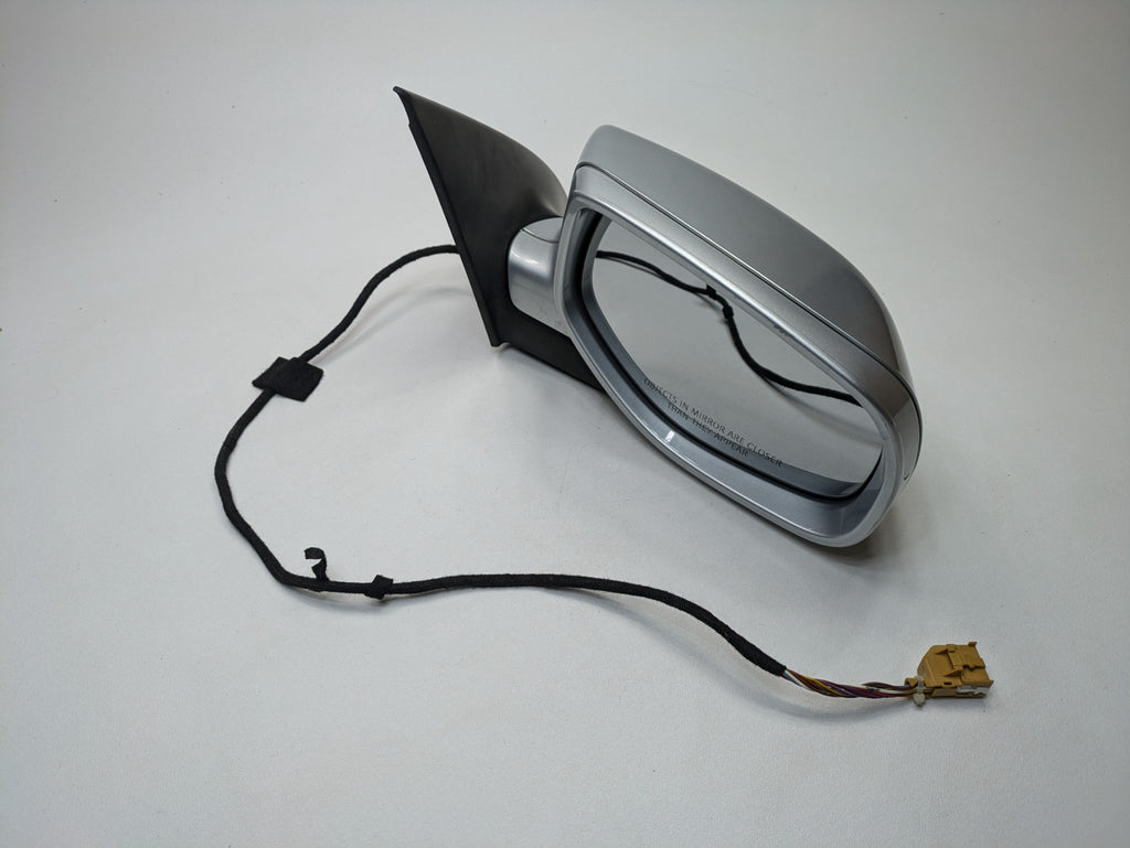 2008 - 2010 OEM PORSCHE CAYENNE FRONT RIGHT SIDE EXTERIOR DOOR MIRROR SILVER