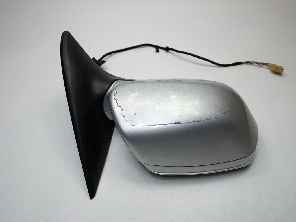 2008 - 2010 OEM PORSCHE CAYENNE FRONT RIGHT SIDE EXTERIOR DOOR MIRROR SILVER