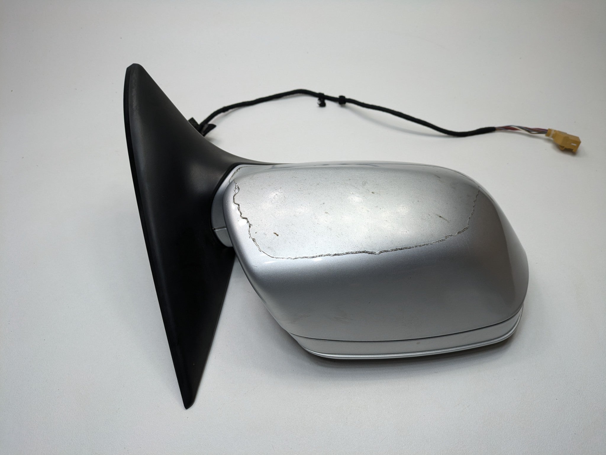 2008 - 2010 OEM PORSCHE CAYENNE FRONT RIGHT SIDE EXTERIOR DOOR MIRROR SILVER