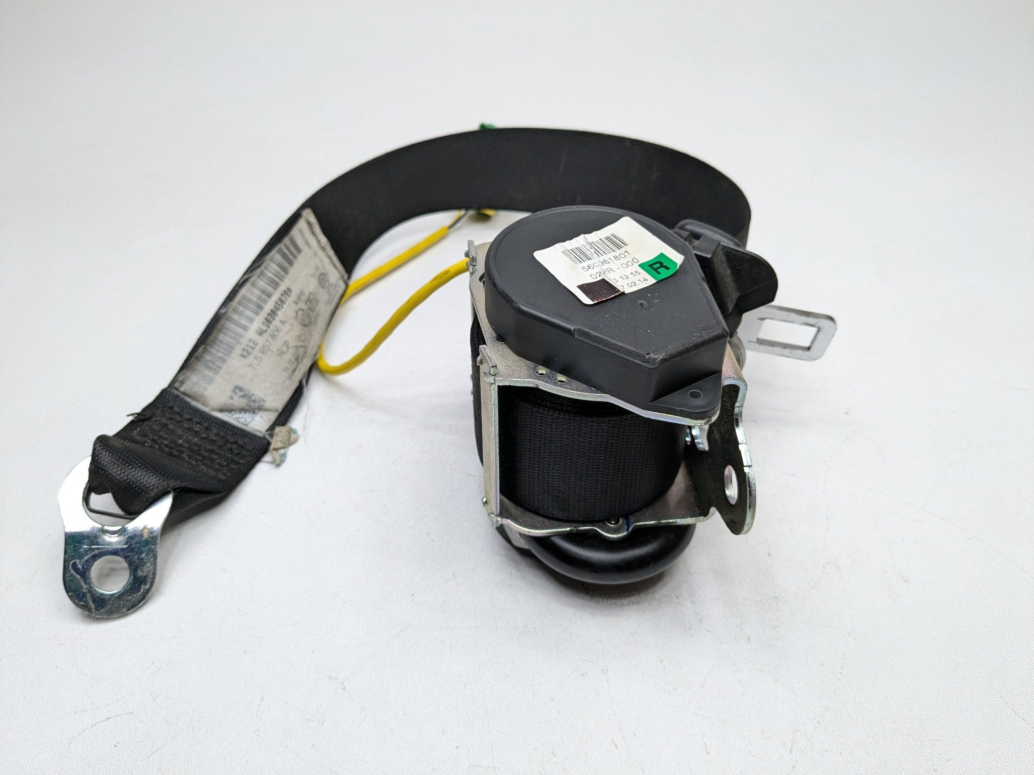 2008 - 2010 OEM PORSCHE CAYENNE REAR RIGHT SIDE SEAT BELT RETRACTOR ASSEMBLY