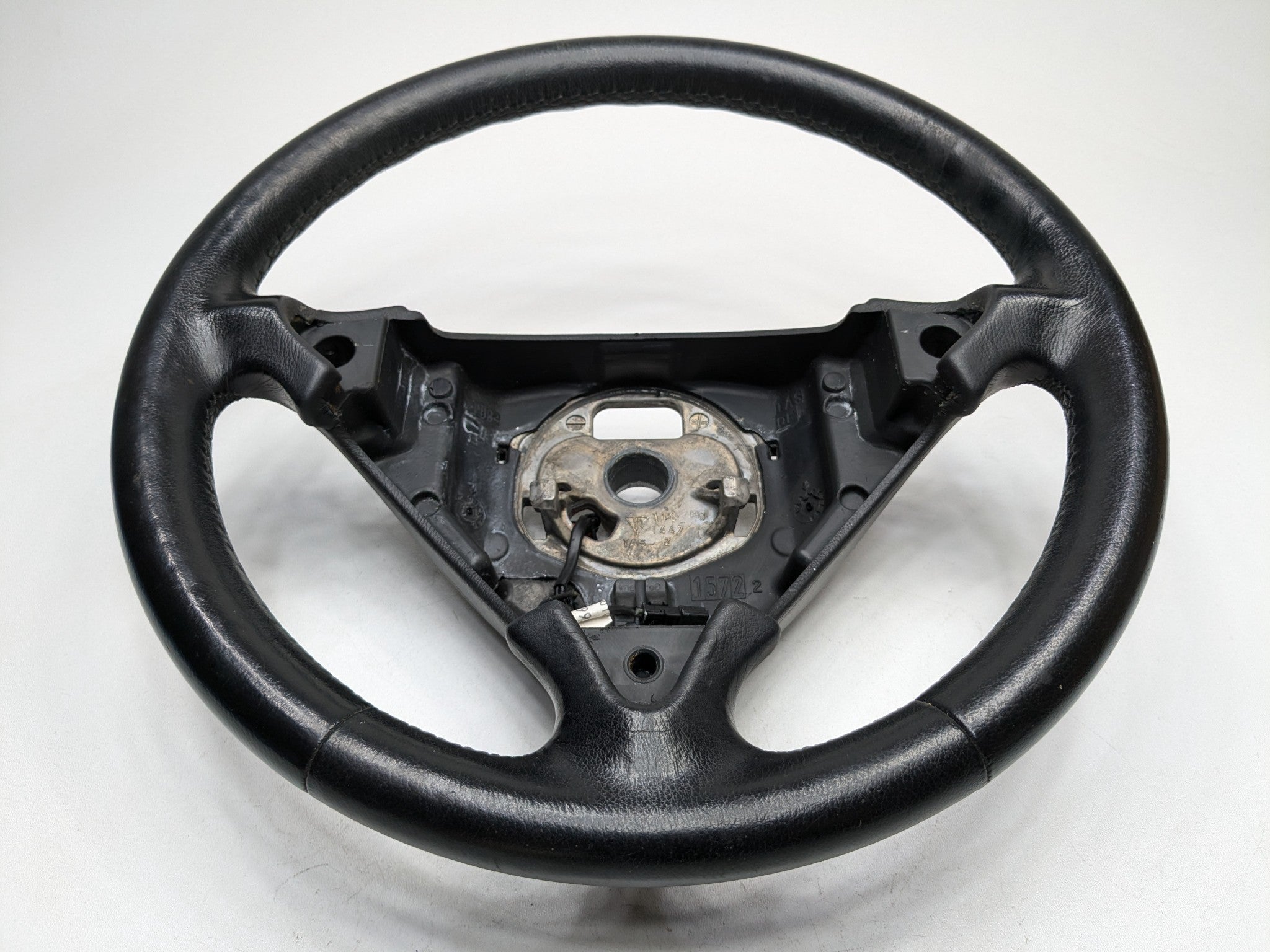 2008 - 2010 OEM PORSCHE CAYENNE FRONT STEERING WHEEL ASSEMBLY BLACK