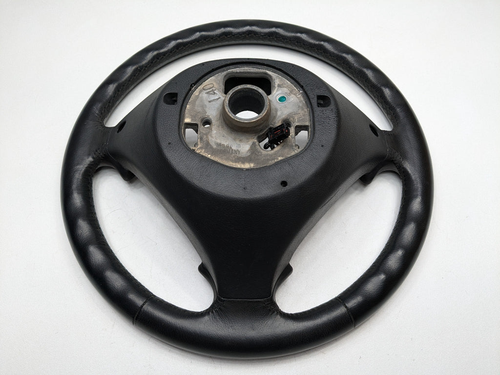 2008 - 2010 OEM PORSCHE CAYENNE FRONT STEERING WHEEL ASSEMBLY BLACK