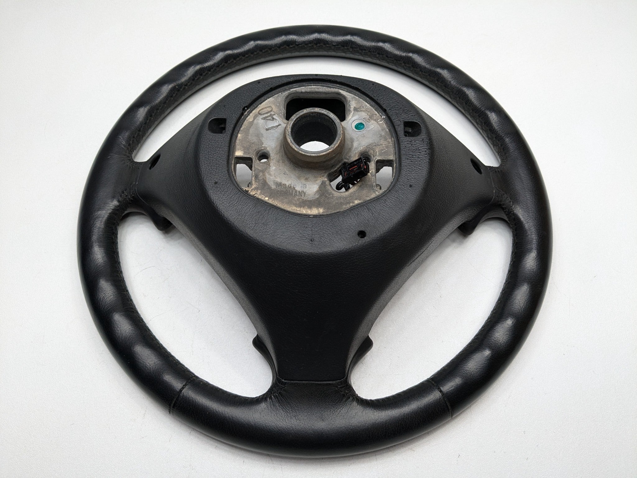 2008 - 2010 OEM PORSCHE CAYENNE FRONT STEERING WHEEL ASSEMBLY BLACK